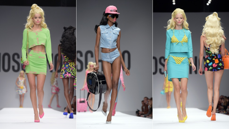 Illustration for article titled Moschino's Spring Collection: An Entire Barbie Dream-Wardrobe